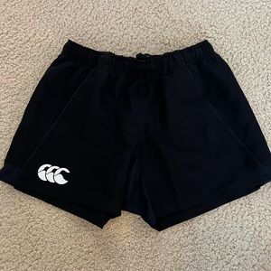 Black Canterbury of New Zealand Rugby shorts - med
